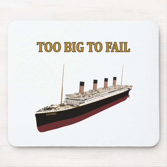 Titanic för stort som misslyckas musmatta (Framsidan)