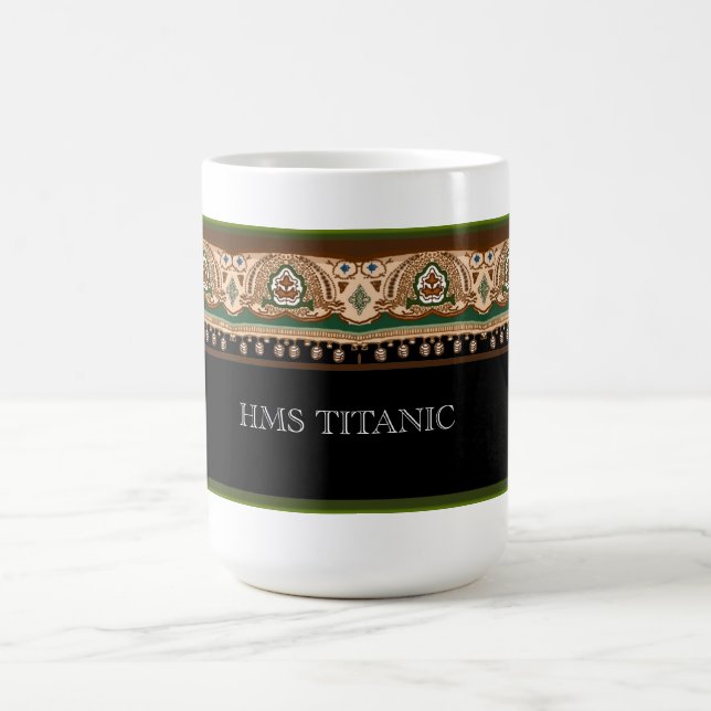 Titanic första klassificerar design kaffemugg (Center)