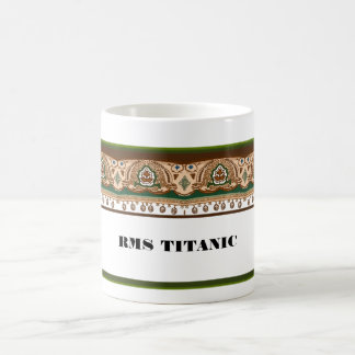 Titanic första klassificerar design kaffemugg