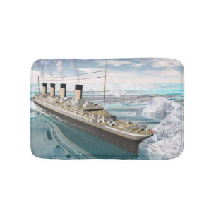 Titanic frakt - 3D framför Badrumsmatta