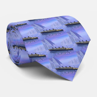 Titanic frakt som sjunker - 3D framför Slips