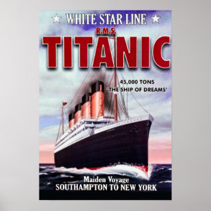 TITANIC ... Frakten Dreams Poster