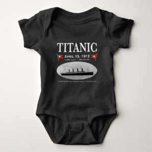 Titanic Ghost Frakt Baby Bodydress T Shirt