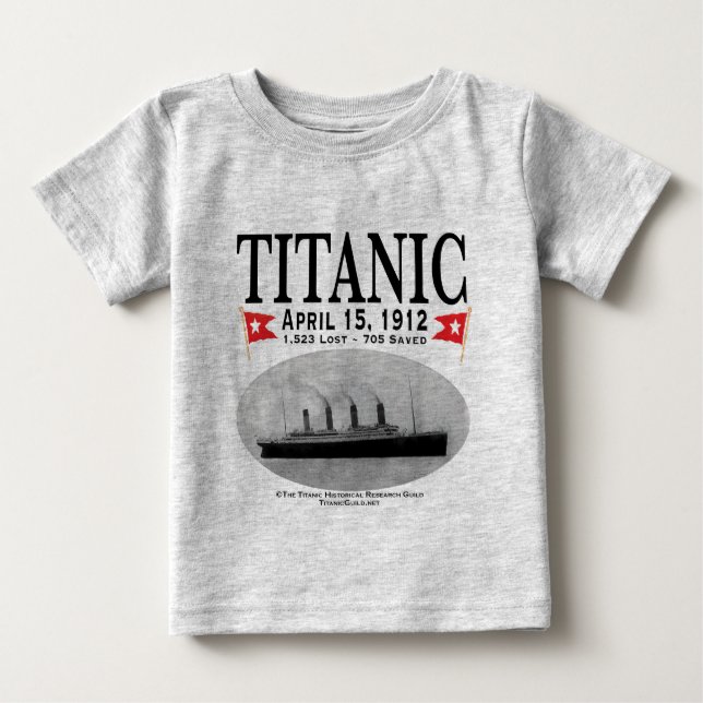 Titanic Ghost Frakt Baby T-Shirt (Framsida)