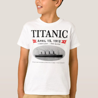 Titanic Ghost Frakt Barn Sweatshirt Tee Shirt