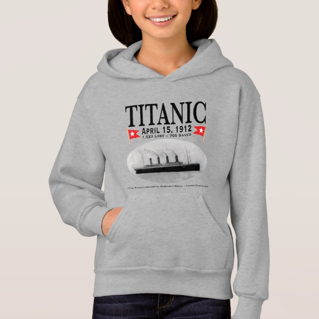 Titanic Ghost Frakt Hoodie T Shirt (Framsida)