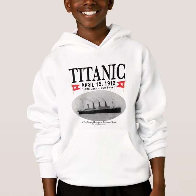 Titanic Ghost Frakt Hoodie T Shirt (Framsida)