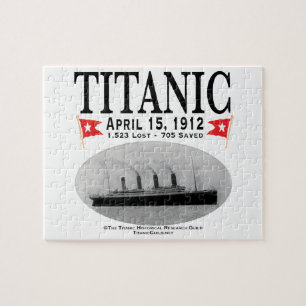 Titanic Ghost Frakt Jigszle Puzzle (vit) Pussel