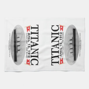 Titanic Ghost Frakt Kitchen Towel Tea Towel Kökshandduk