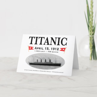 Titanic Ghost Frakt: Stationery: Greeting Cards Anteckningskort