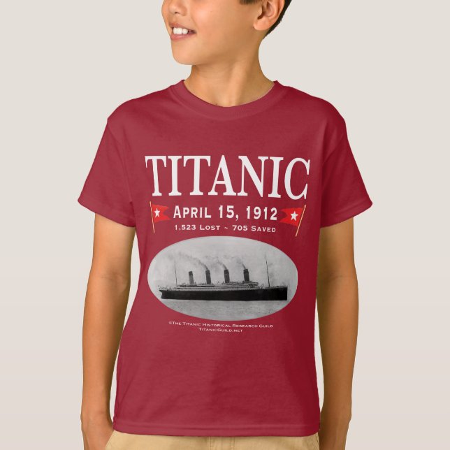 Titanic Ghost Frakt T-Shirt T-Shirt (Framsida)