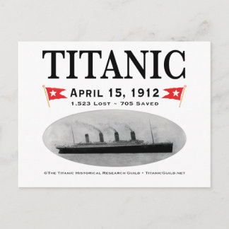 Titanic Ghost Frakt Vykort