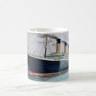 Titanic havsförsök av RMS Kaffemugg