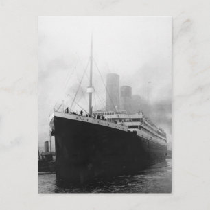 Titanic i dock i Southampton Vykort