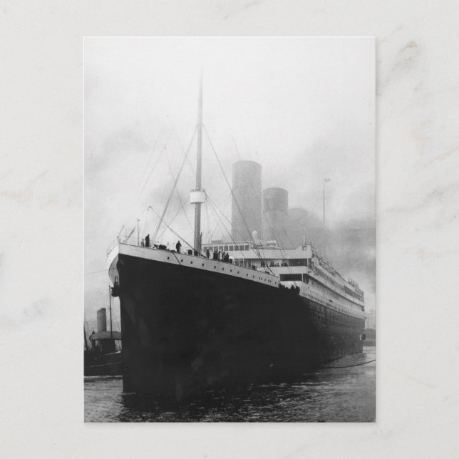Titanic i dock i Southampton Vykort (Framsida)
