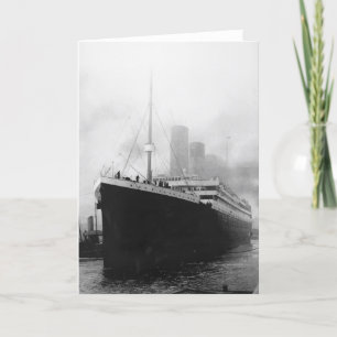 Titanic i skeppsdocka i Southampton Kort