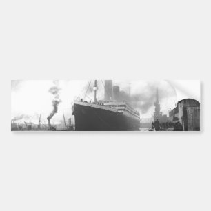 Titanic i Southamptons dockor Bildekal