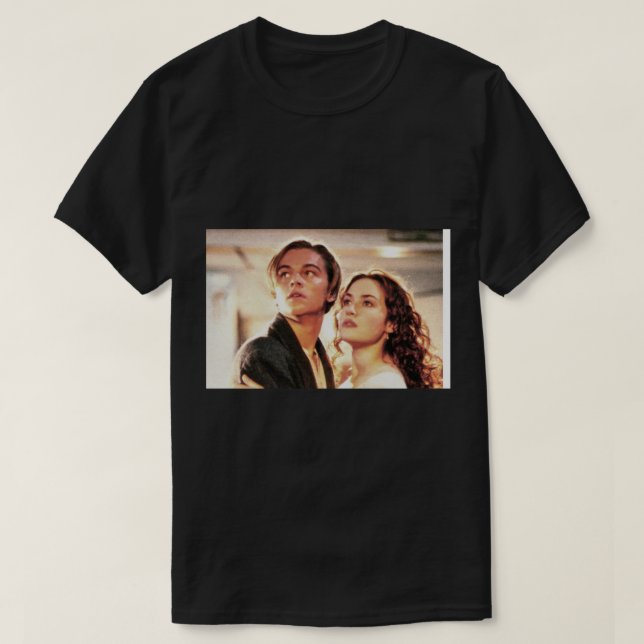 Titanic Jack och Ro Zipper Pouch T Shirt (Design framsida)
