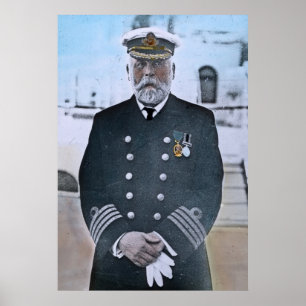 Titanic kapten Edward J. Smed för RMS Poster