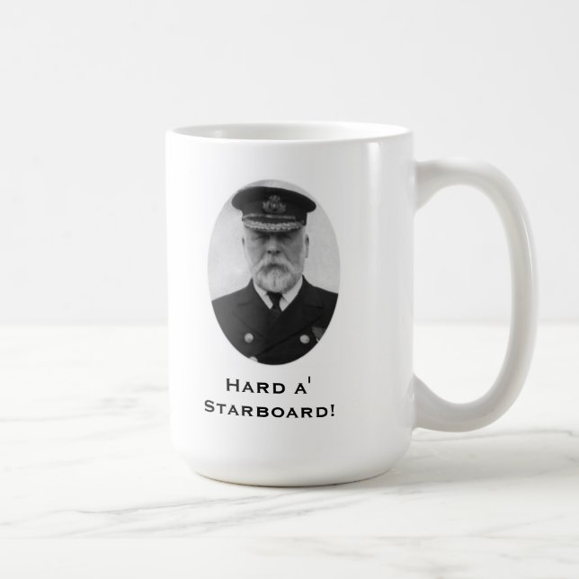 Titanic kaptensmed kaffemugg (Höger)