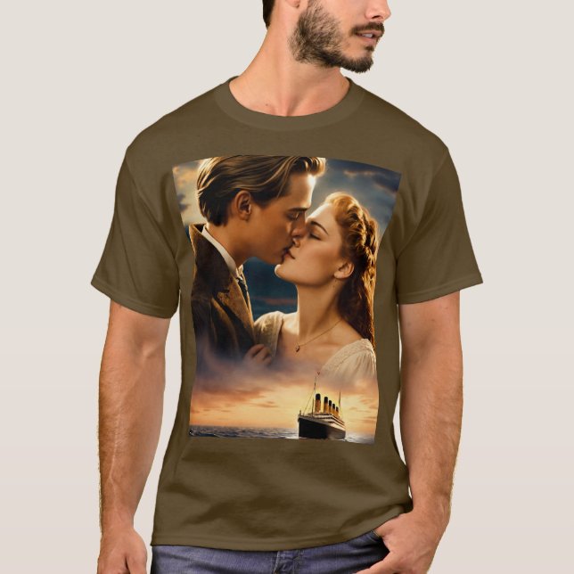 Titanic kärlek t shirt (Framsida)