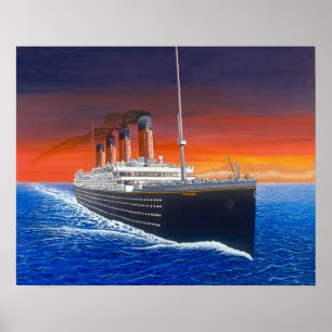 TITANIC konsttryck Poster