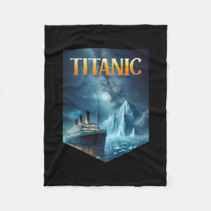 Titanic Kryssningsfartyg Isberg 1912 Rms Resa Män Fleecefilt