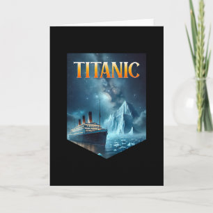 Titanic Kryssningsfartyg Isberg 1912 Rms Resa Män Kort