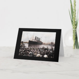 Titanic lämna Southhampton Kort