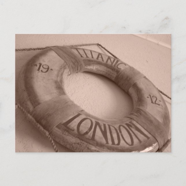 Titanic London Postcard Vykort (Framsida)
