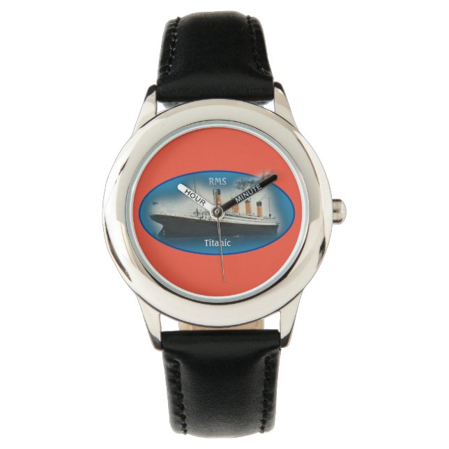 Titanic Maritime Blue White Star Line Frakt Armbandsur (Framsida)