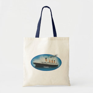 Titanic Maritime Blue White Star Line Frakt Tygkasse
