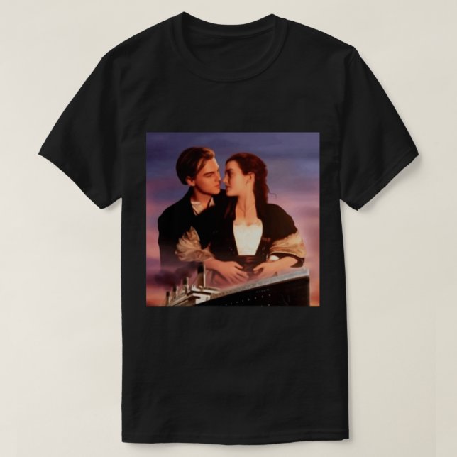 Titanic Movie Jack och Ro Dekorativ kudde T Shirt (Design framsida)