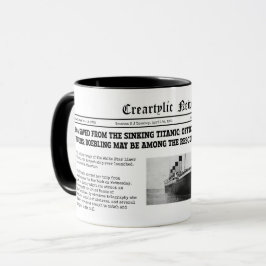 Titanic nyheternamugg mugg