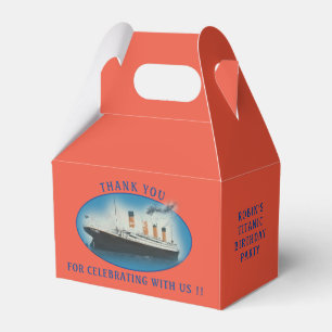 Titanic Orange Birthday Frakt Presentaskar