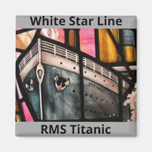 Titanic på ett kylskåp magnet