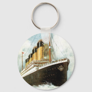 Titanic på havet nyckelring