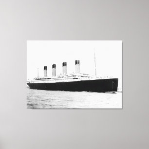 Titanic passagerareeyeliner för RMS Canvastryck