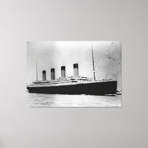 Titanic passagerareeyelinerSteamship RMS Canvastryck