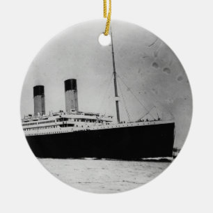 Titanic passagerareeyelinerSteamship RMS Julgransprydnad Keramik