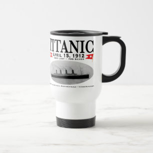 Titanic plast- spökefrakttravel mug (mikrovågen!) resemugg
