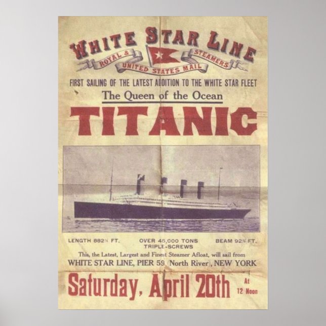Titanic Poster (Framsidan)