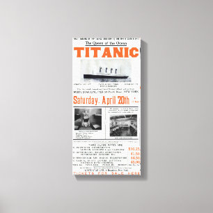 Titanic Queen of the Ocean - White Star Line Canvastryck