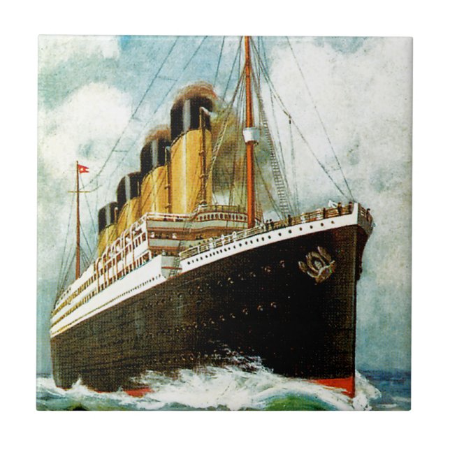 Titanic RMS Kakelplatta (Framsidan)