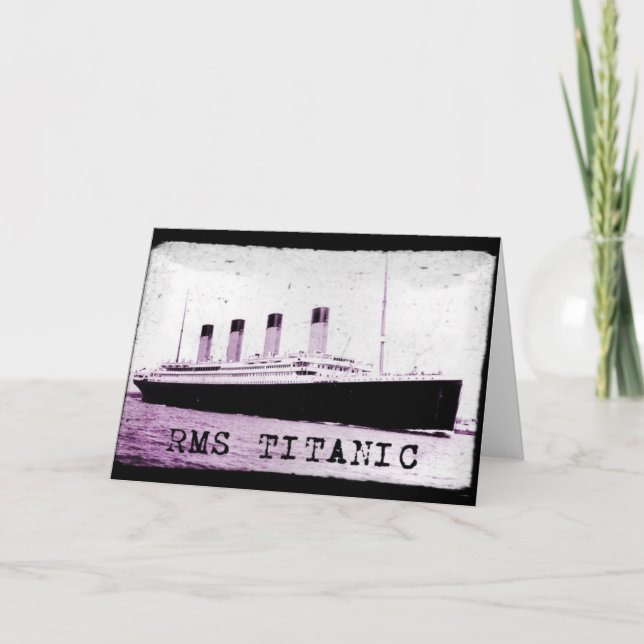 TITANIC RMS KORT (Framsida)