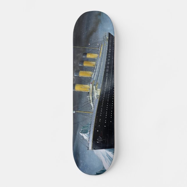 Titanic RMS Skateboard Bräda 20 Cm (Framsida)