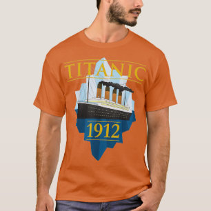 Titanic Sailing Frakt Vintage CruisVessel 1912 T Shirt