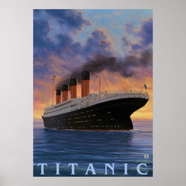 Titanic SceneWhite Star-linje Poster (Framsidan)