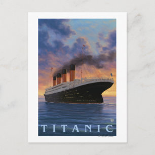Titanic SceneWhite Star-linje Vykort