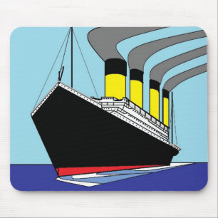 Titanic seglingmousepad musmatta
